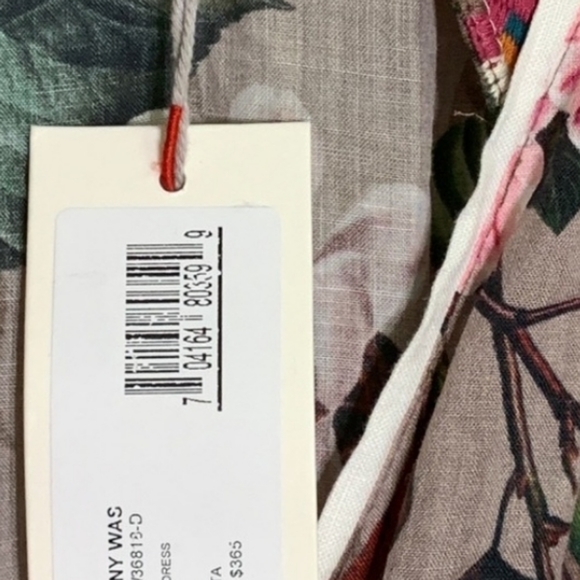 Johnny Was Kimono Wrap Hydrangea Printed Dress - Picture 9 of 16